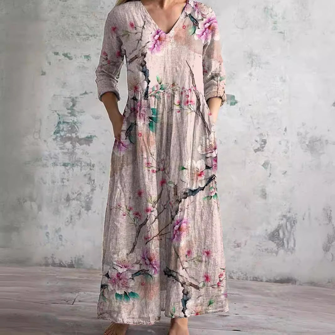 Rose™ – Blumenprint-Kleid für elegante Leichtigkeit