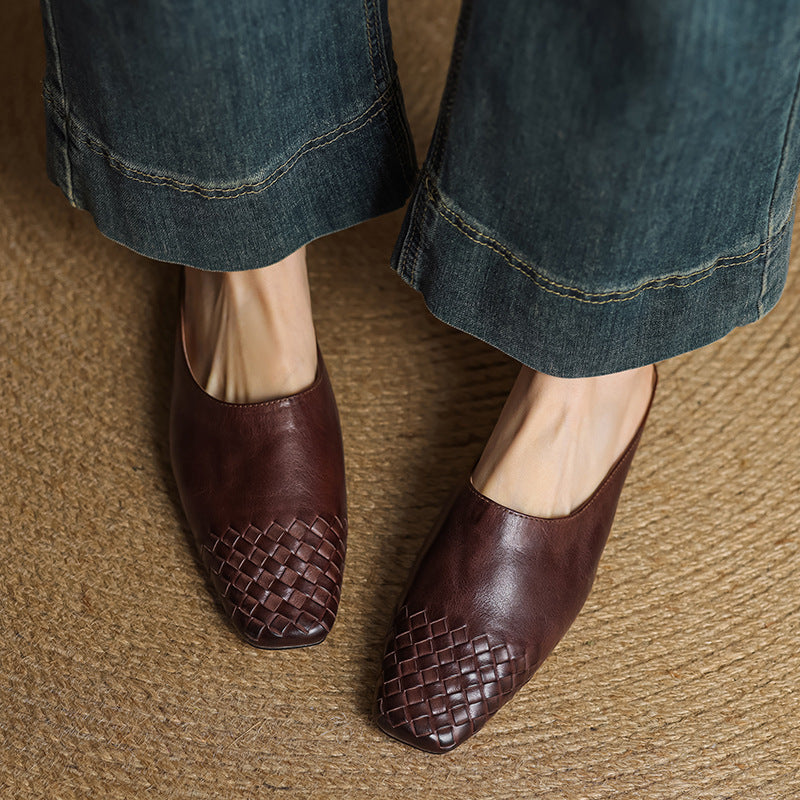 Dalvi Pantoletten aus echtem Leder