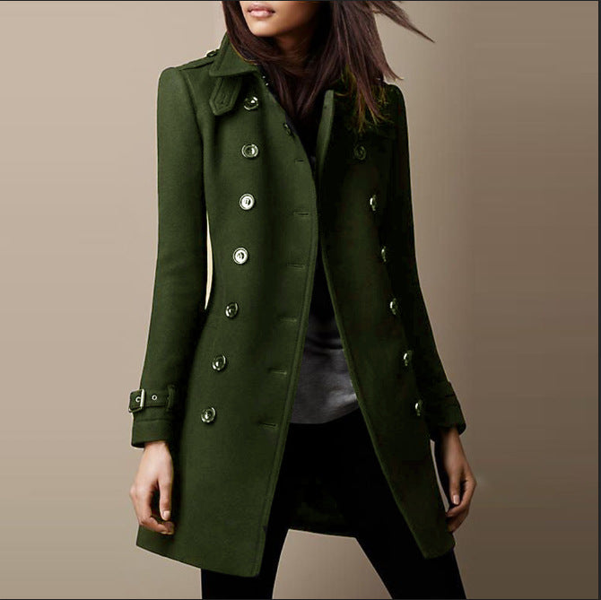 Renate™ - Eleganter Wintermantel aus Wolle