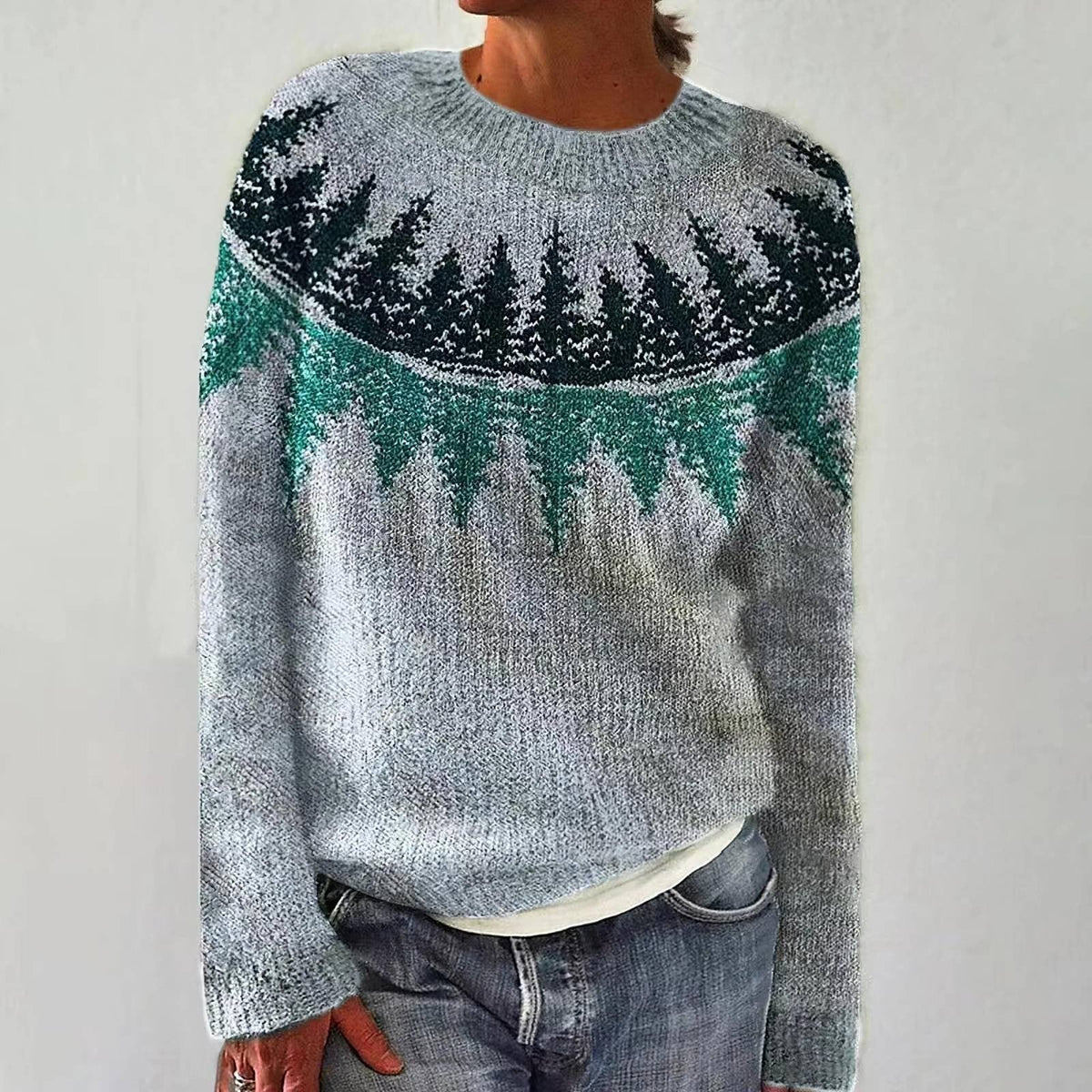 Ellie - Retro-Strickpullover im skandinavischen Stil