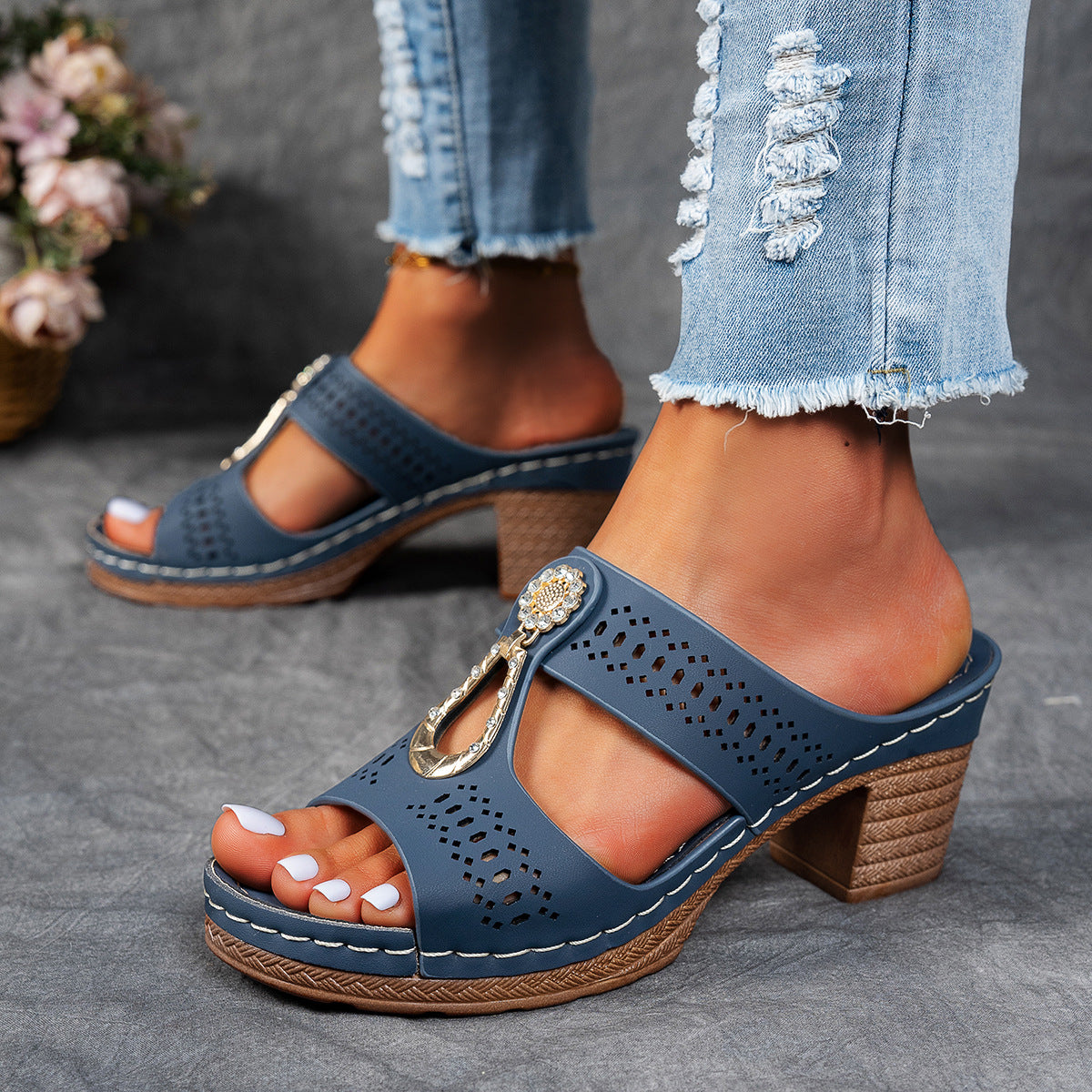 Isabella™ | Orthopädische Komfortsandalen mit hohem Absatz