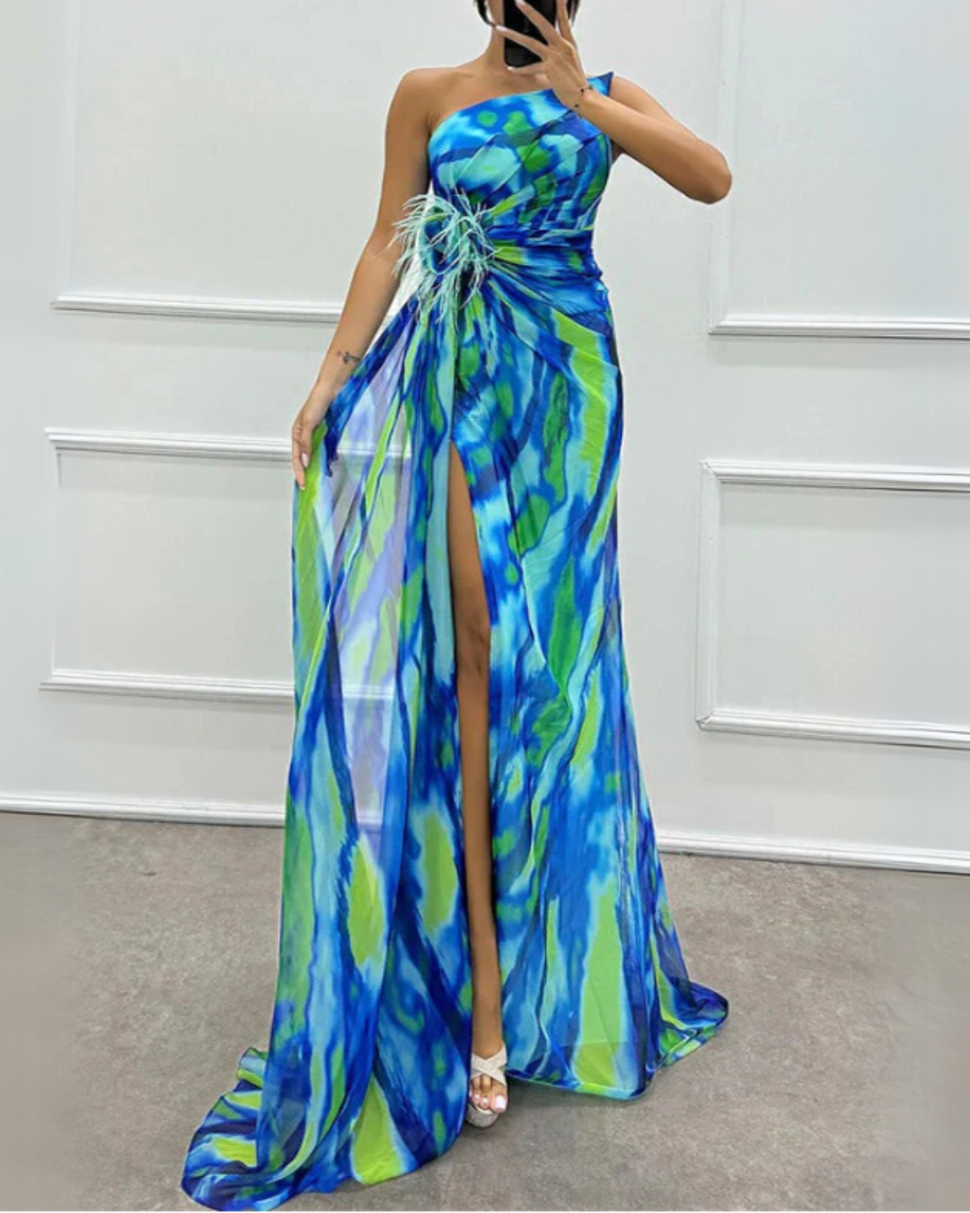 Mia™ | Vibrant Drapiertes Kleid
