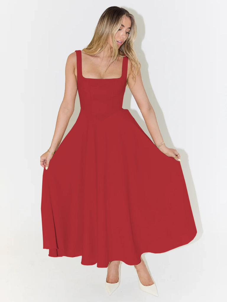 Antonia | Klassisches Midikleid