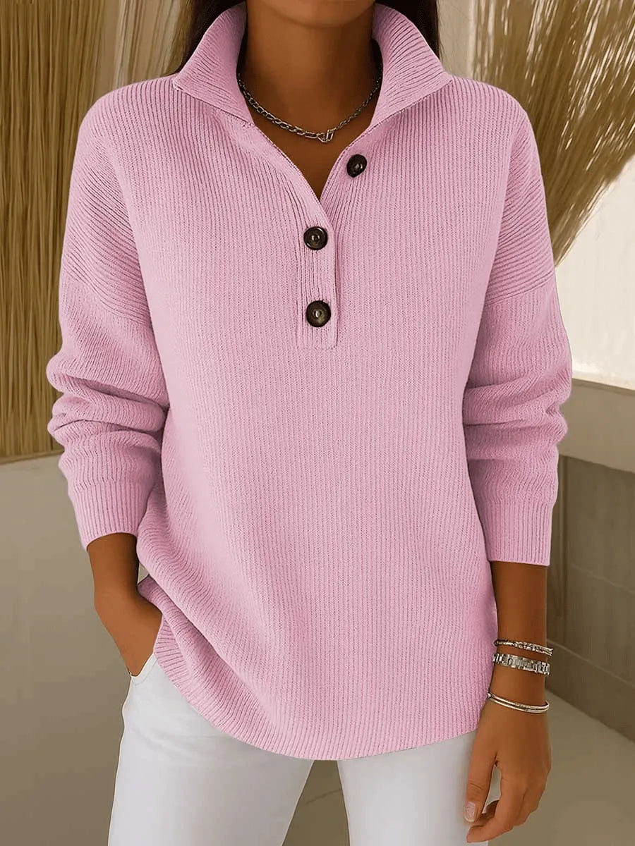 Amparo | Polopullover mit V-Ausschnitt