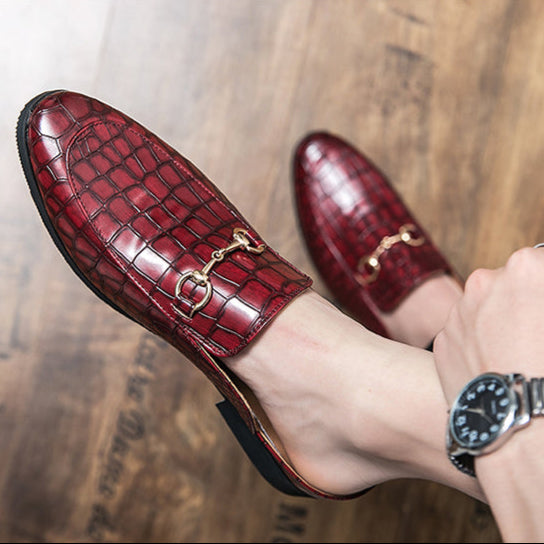 Elbert Pantoletten aus echtem Leder