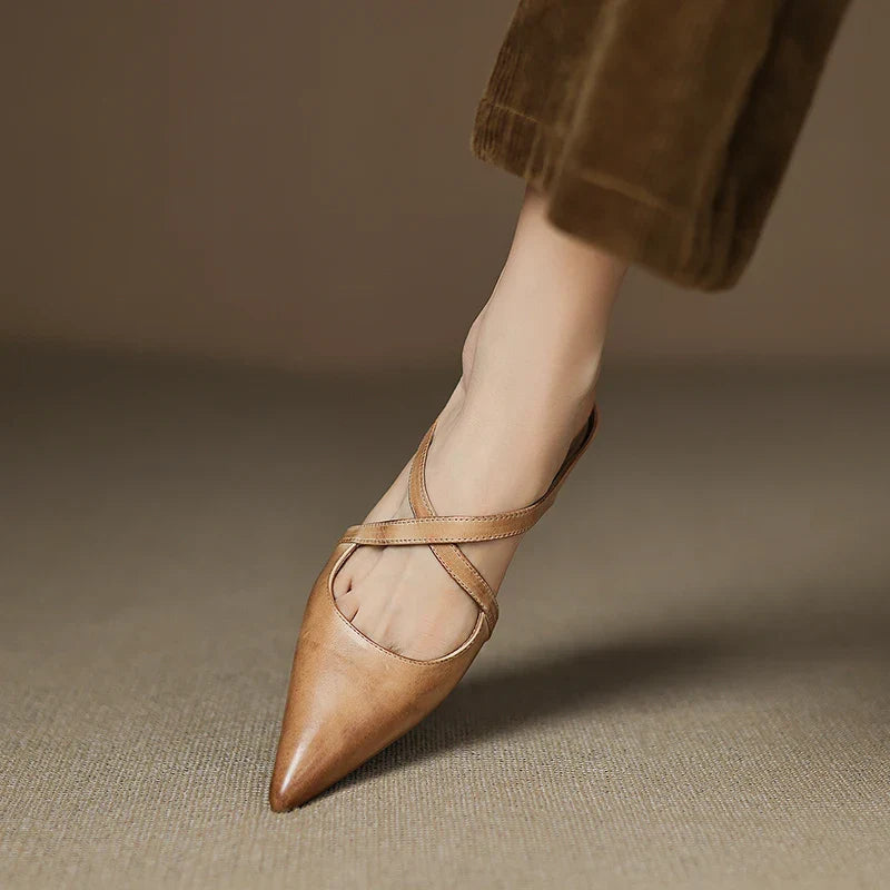Aluna Pantoletten aus echtem Leder
