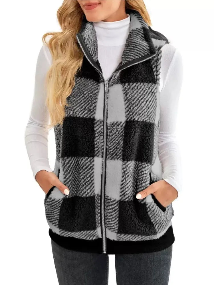 Nina™ - Ärmellose Strickjacke für Damen