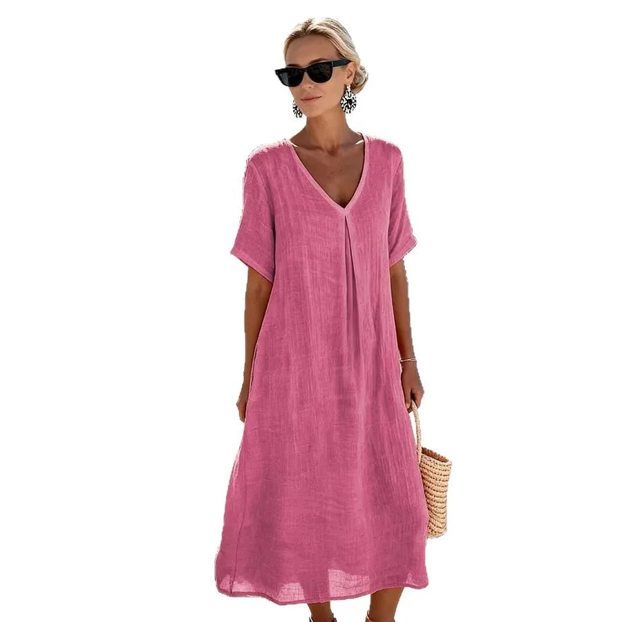 Wrenley™ | Lässiges, locker sitzendes Maxikleid