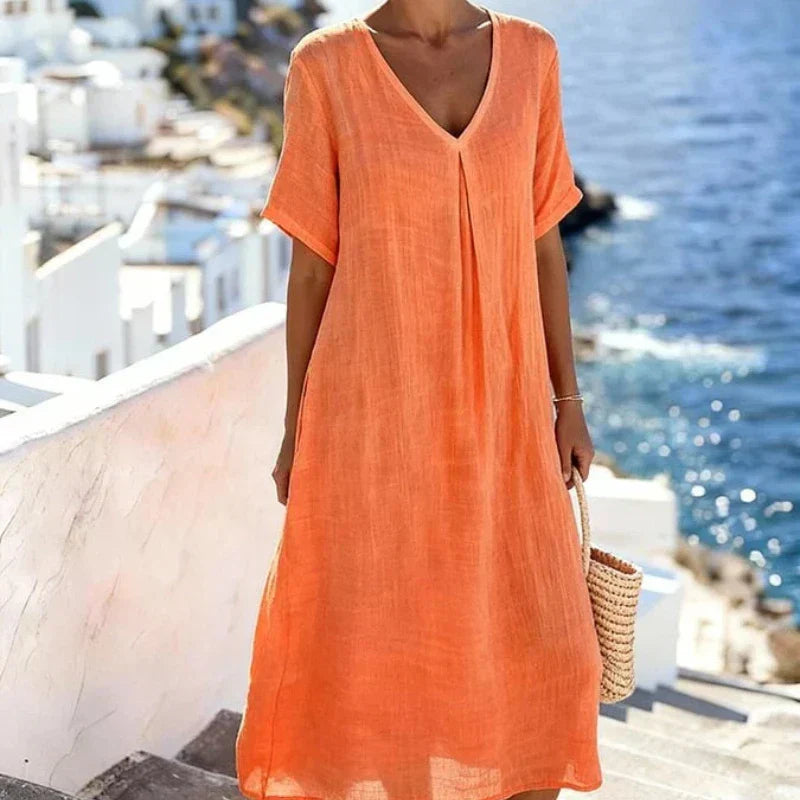 Wrenley™ | Lässiges, locker sitzendes Maxikleid