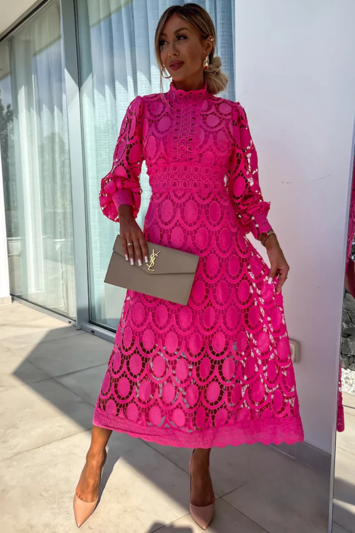 Eloah™ | Elegantes Midikleid aus Spitze