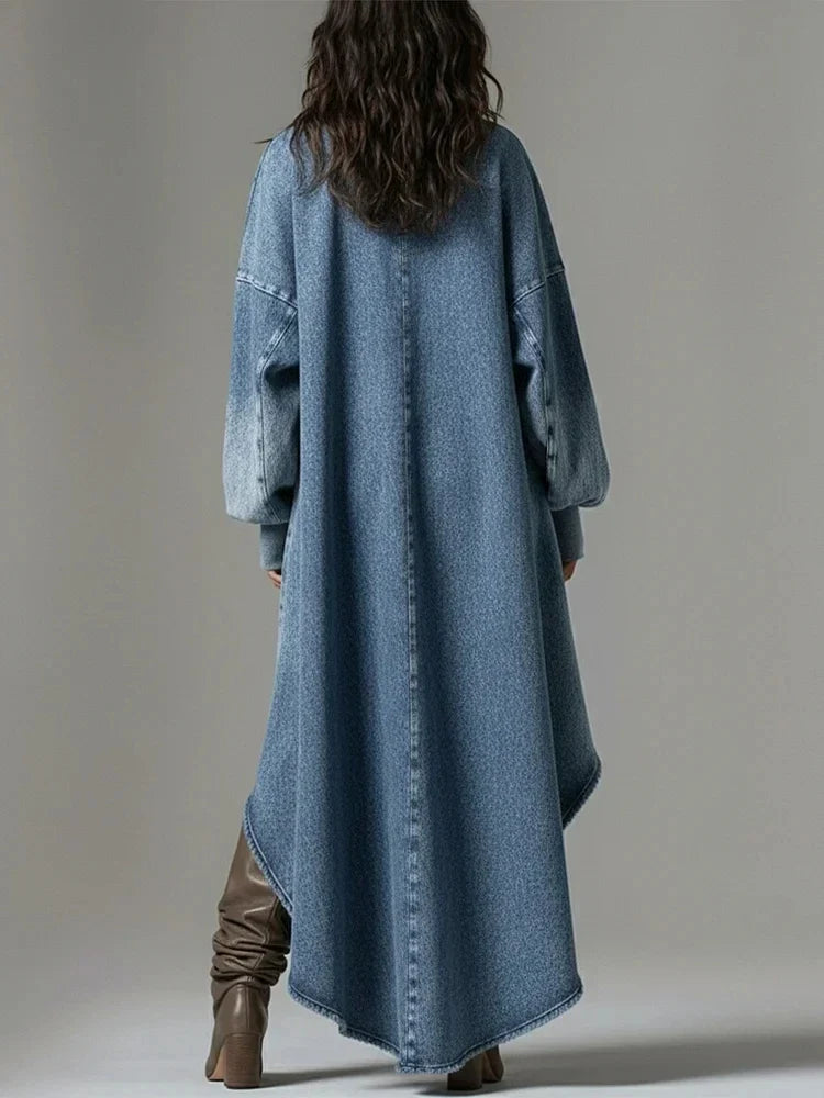 Una – Kleid mit asymmetrischem Saum