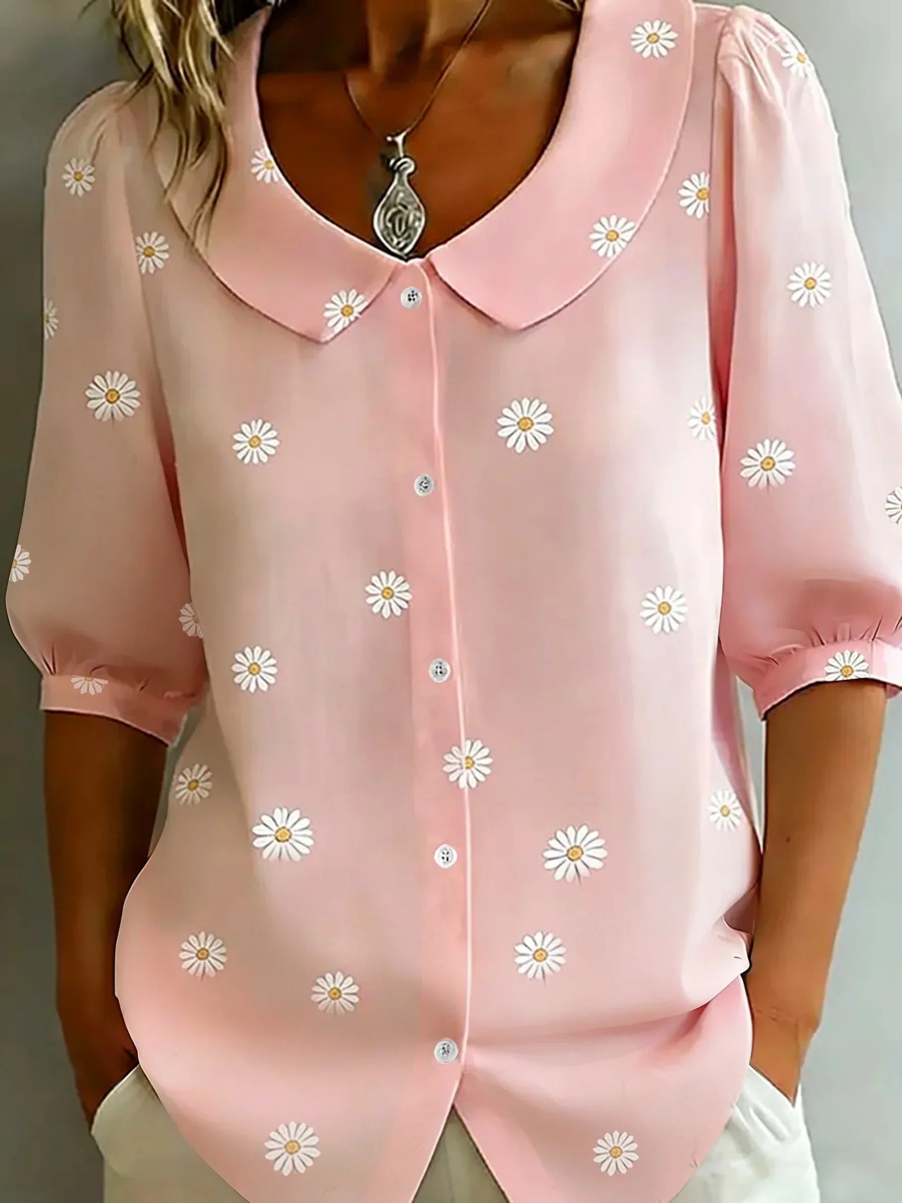 Elise – Florale Bluse