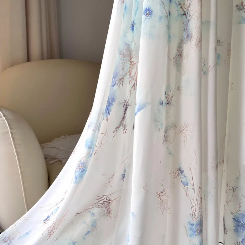 MORWENNA | LANGES KLEID MIT BLUMENMUSTER