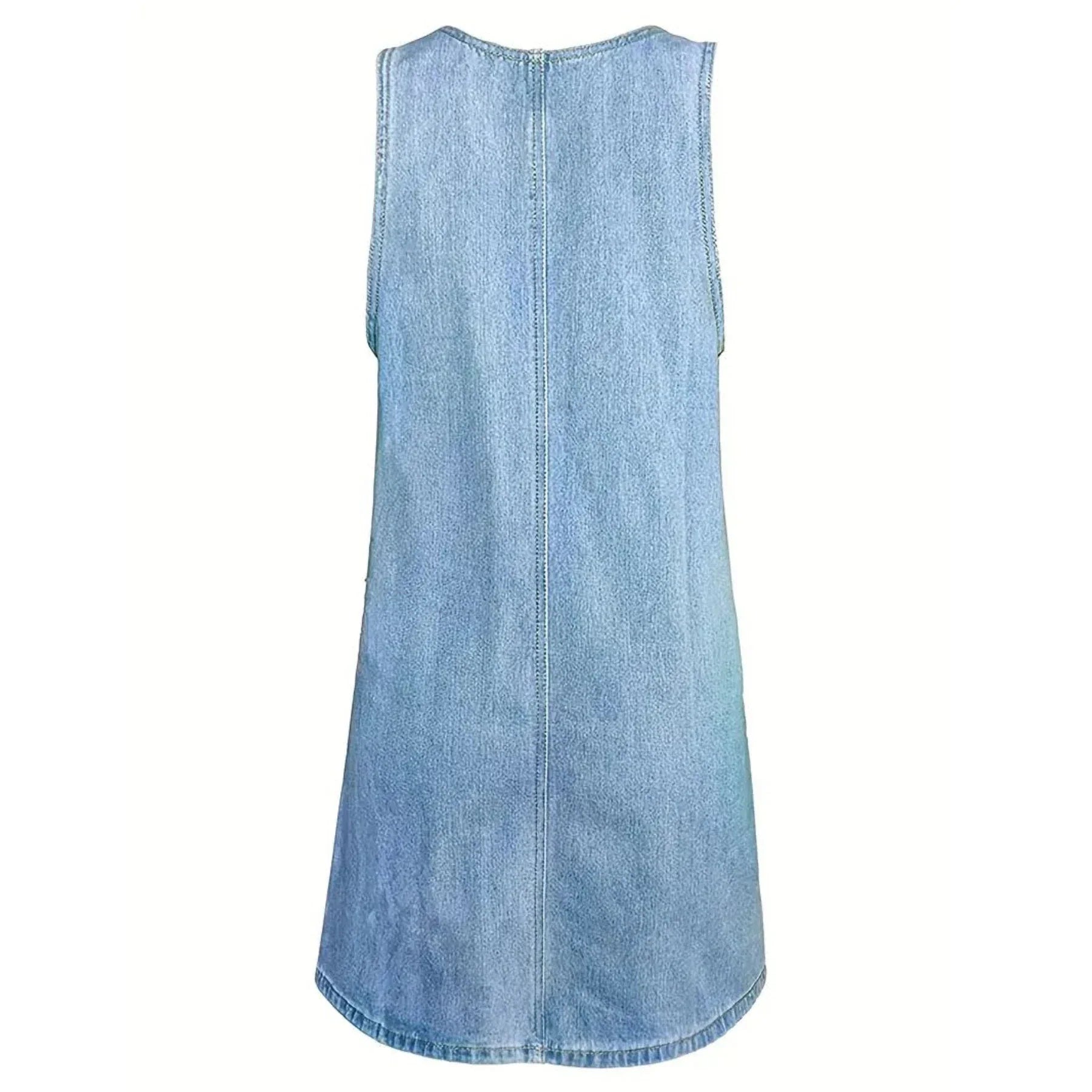 Saylor | Entspanntes Kleid im Denim-Look