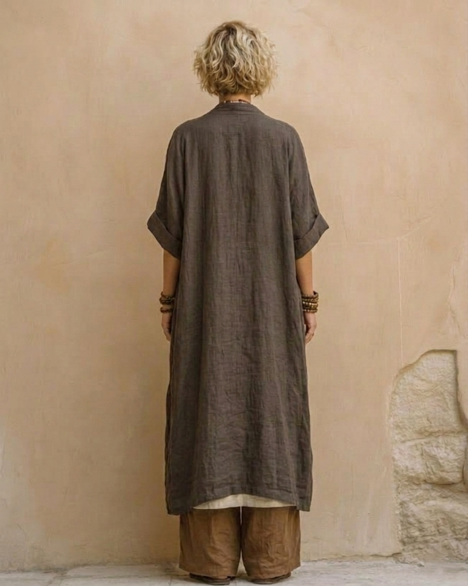 Valentina | Langes, besticktes Bohemian-Set