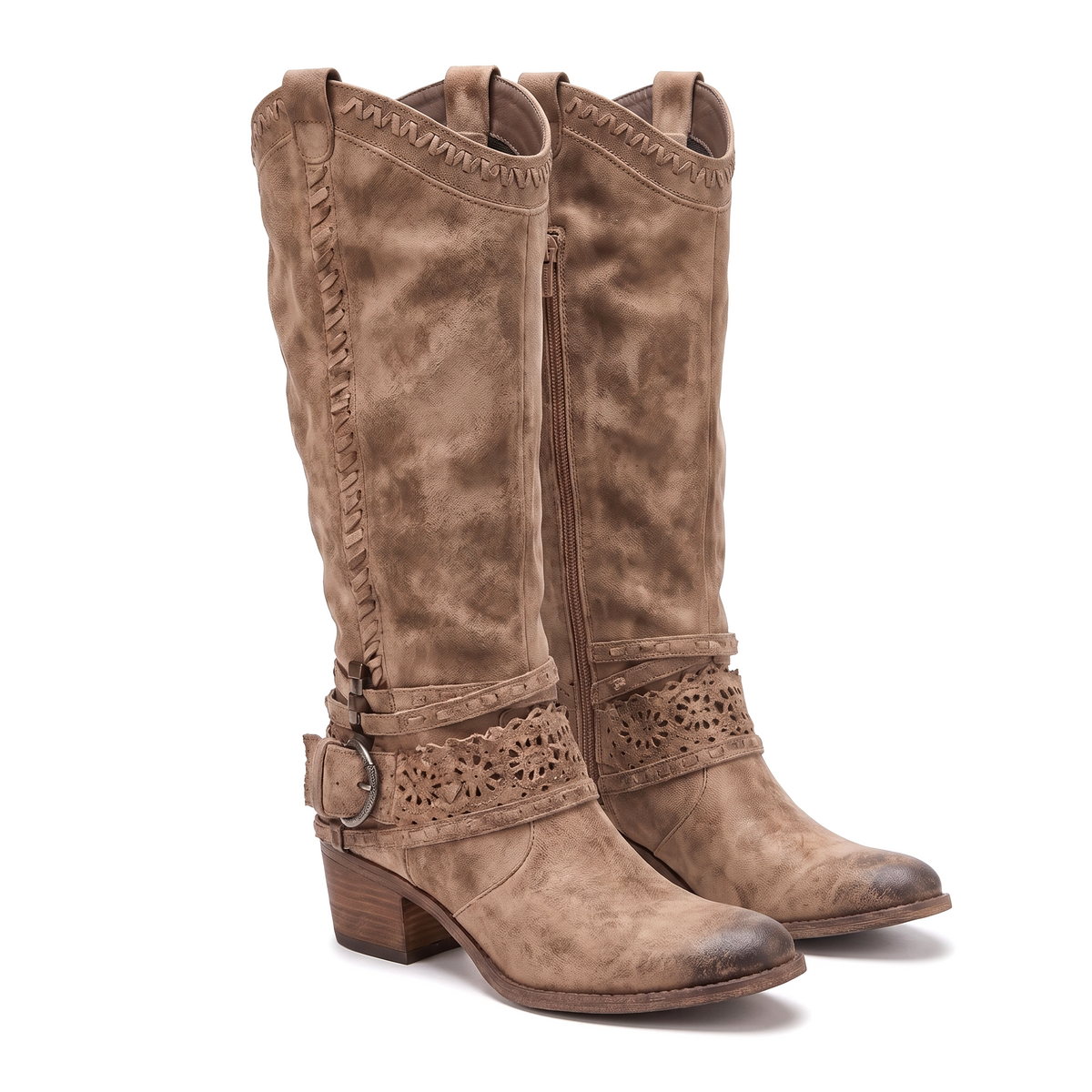 Sophie - Westernstiefel mit Riemendetail