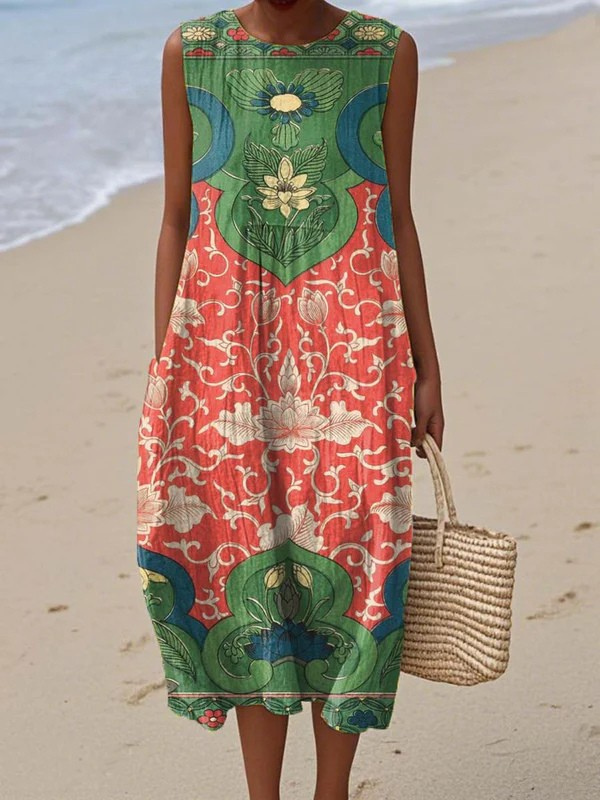 Vera | Bohemian Midi-Kleid