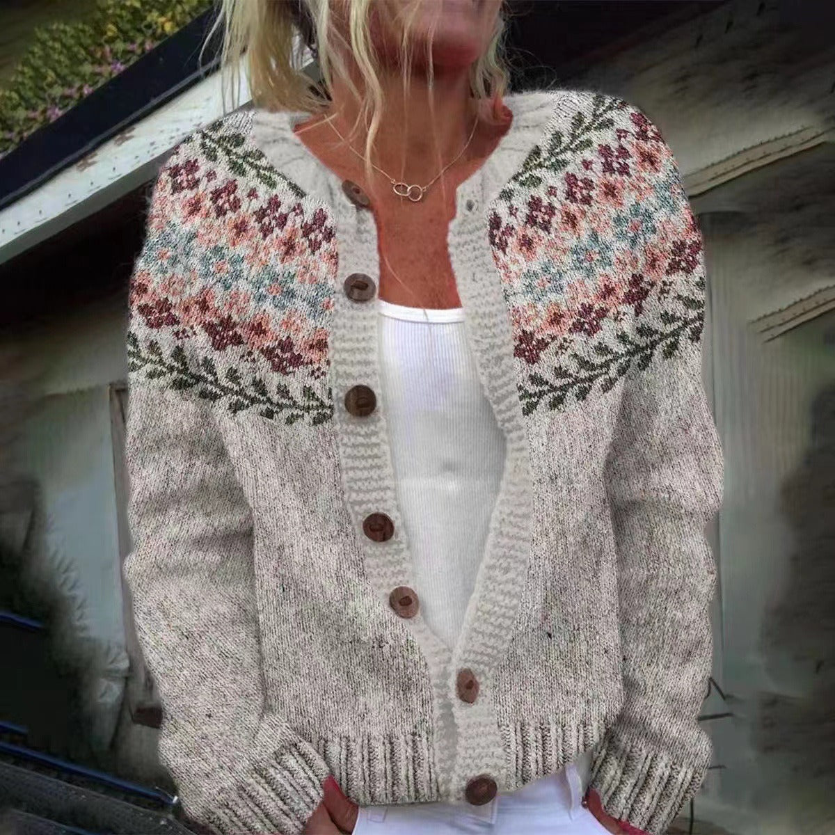 Madelyne | Vintage Island-Cardigan