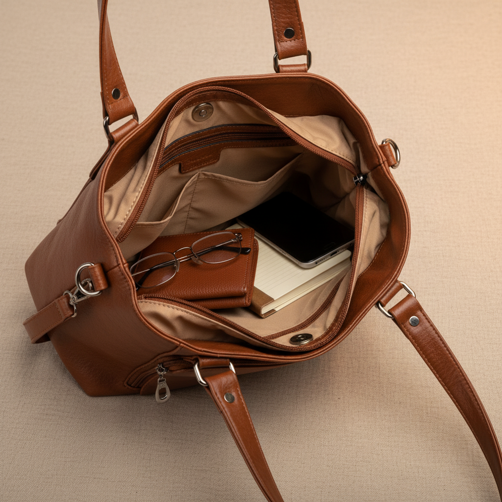 Emma – Retro-Schultertasche