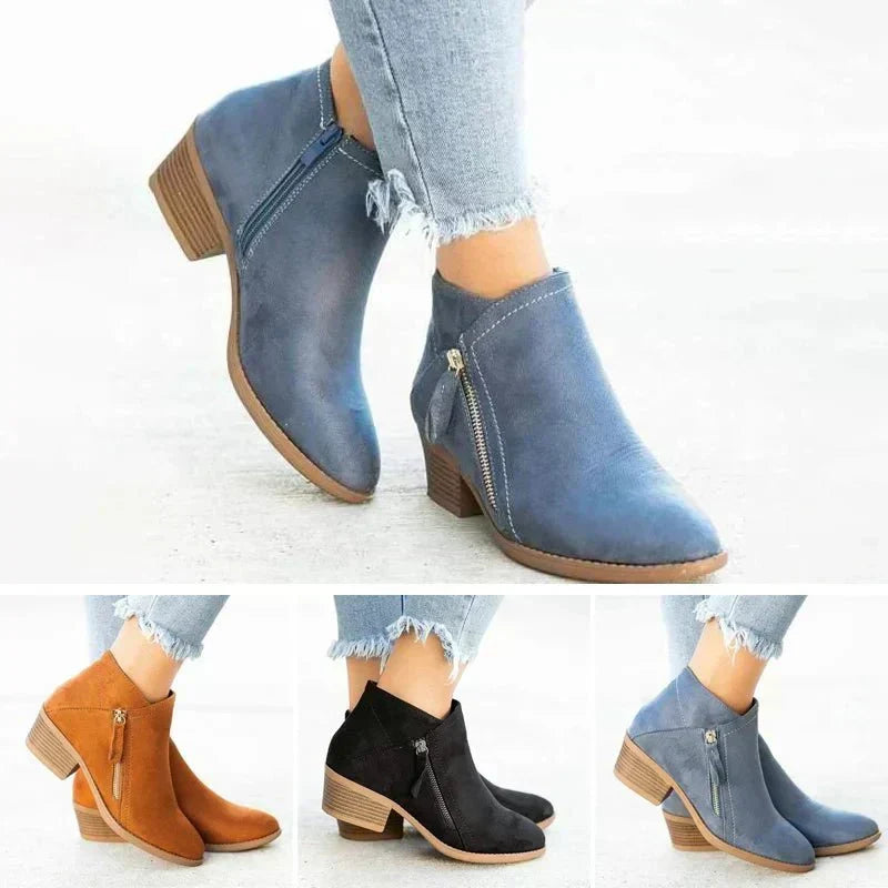 Mona – Stiefeletten mit Reißverschluss