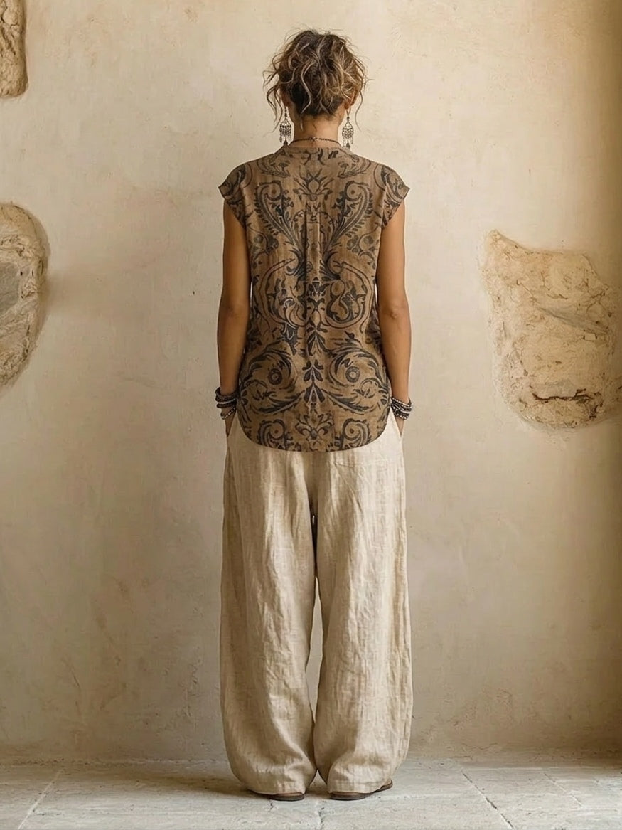 Giulia | Fließendes, mehrlagiges Outfit im Bohemian-Stil