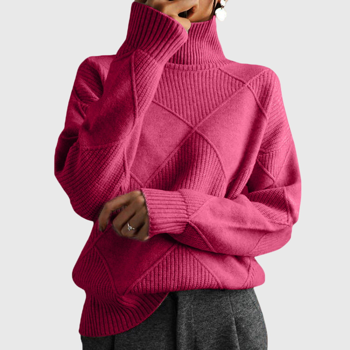 Angela™ | Rollkragenpullover