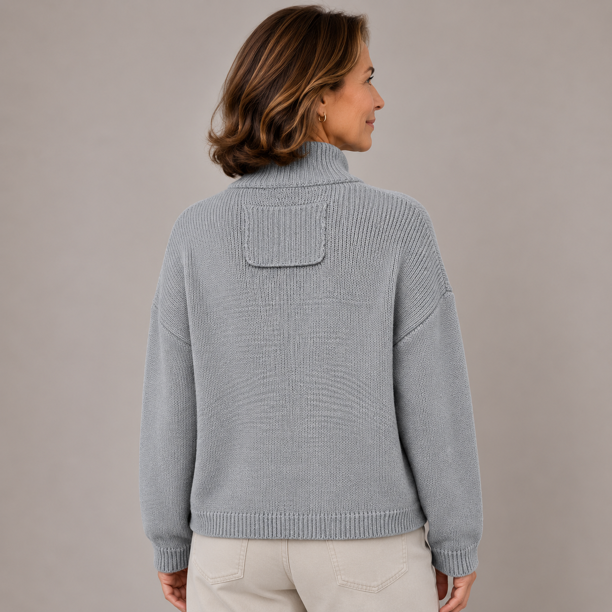 Augusta™ Cardigan mit Stehkragen und Knöpfen