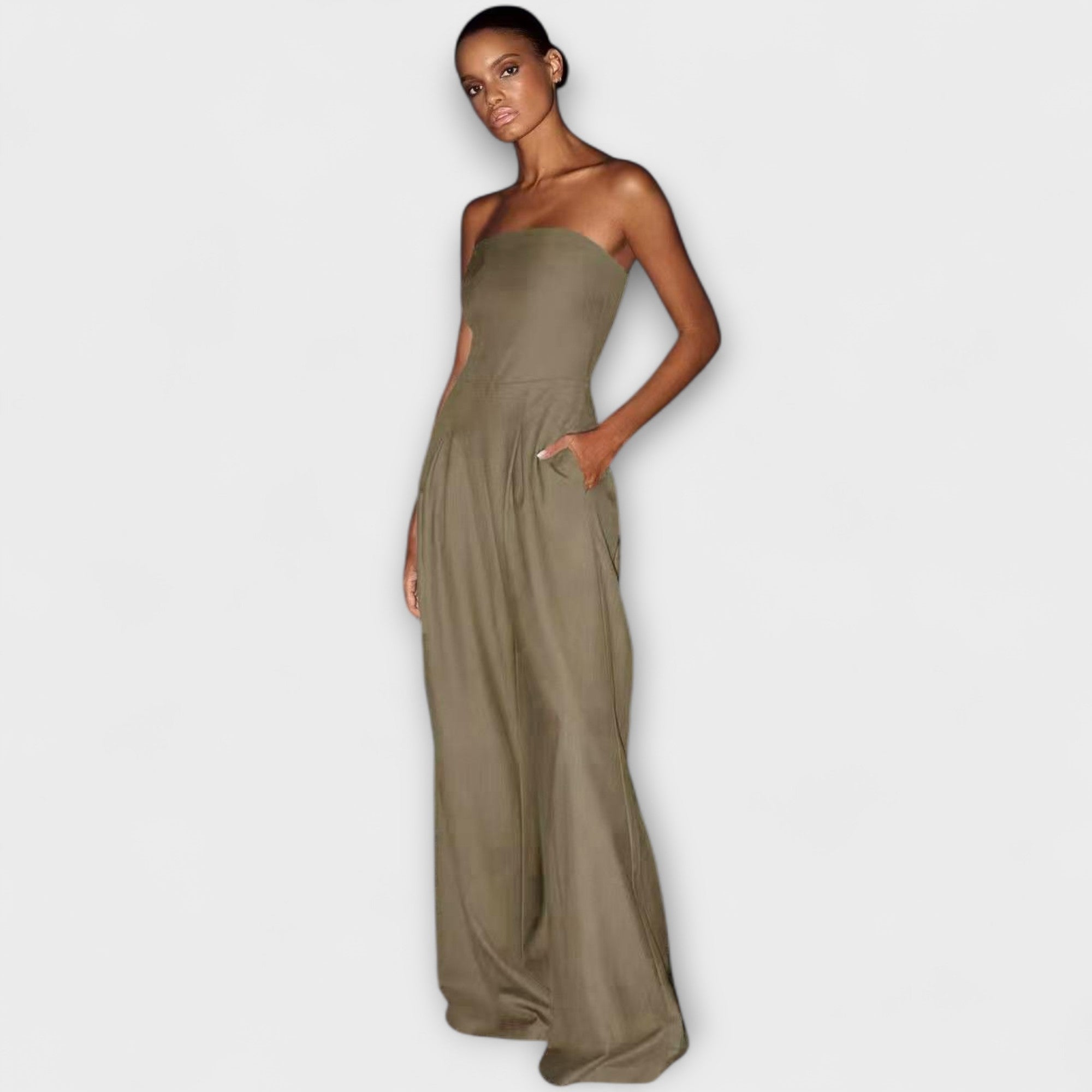 Kiora™ | Eleganter trägerloser Jumpsuit