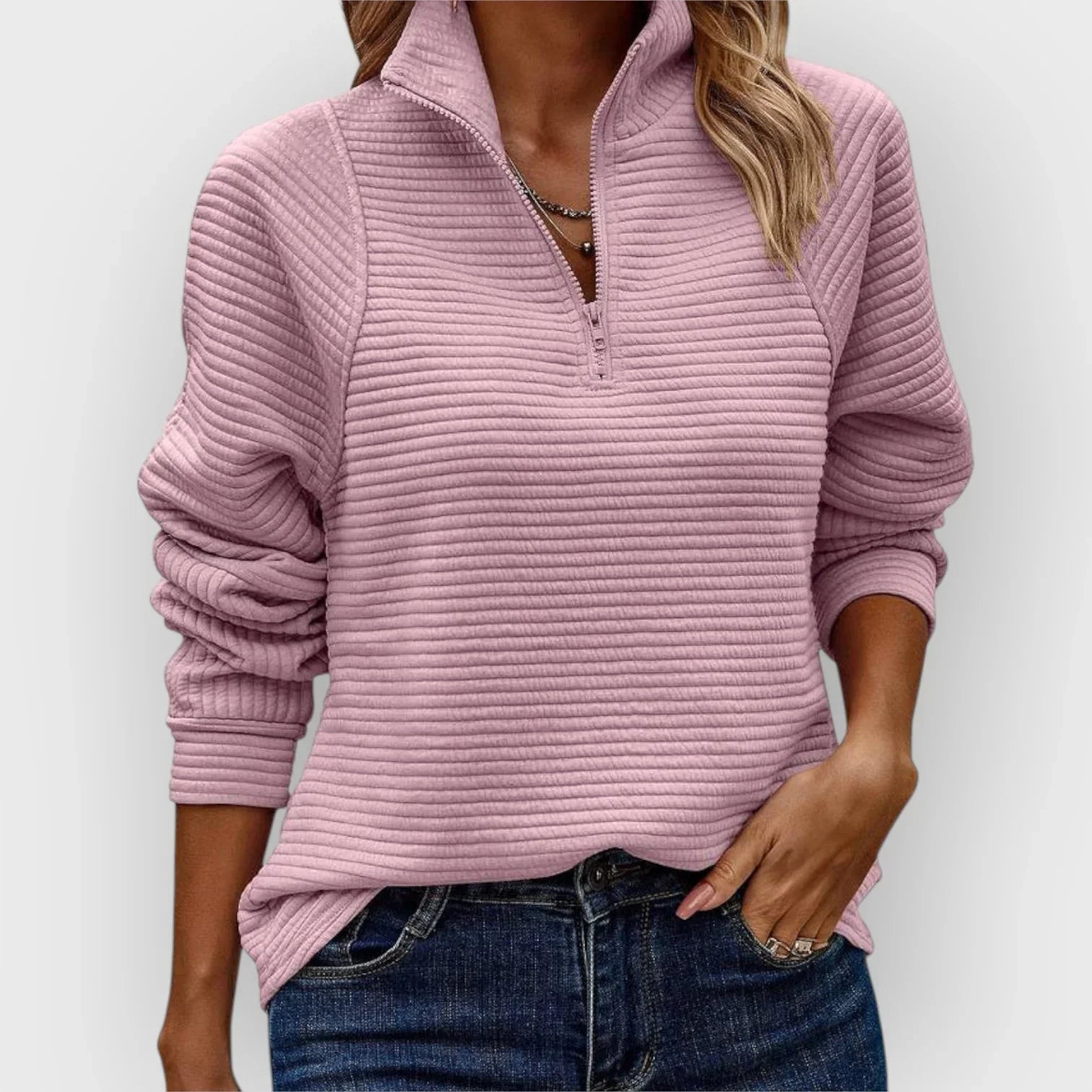 Dalia™ Pullover mit halbem Reißverschluss