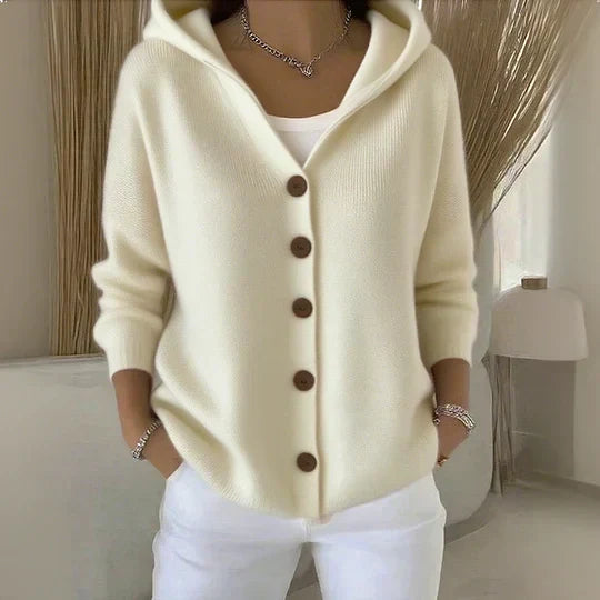 Rocío | Strickjacke mit Kapuze