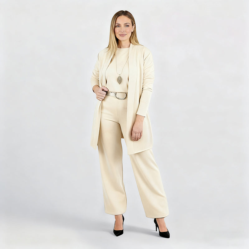 Karla – Dreiteiliges Set mit Cardigan