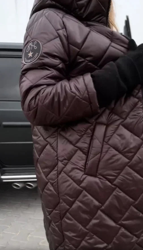 Anna – Gesteppte Winterjacke mit Kapuze