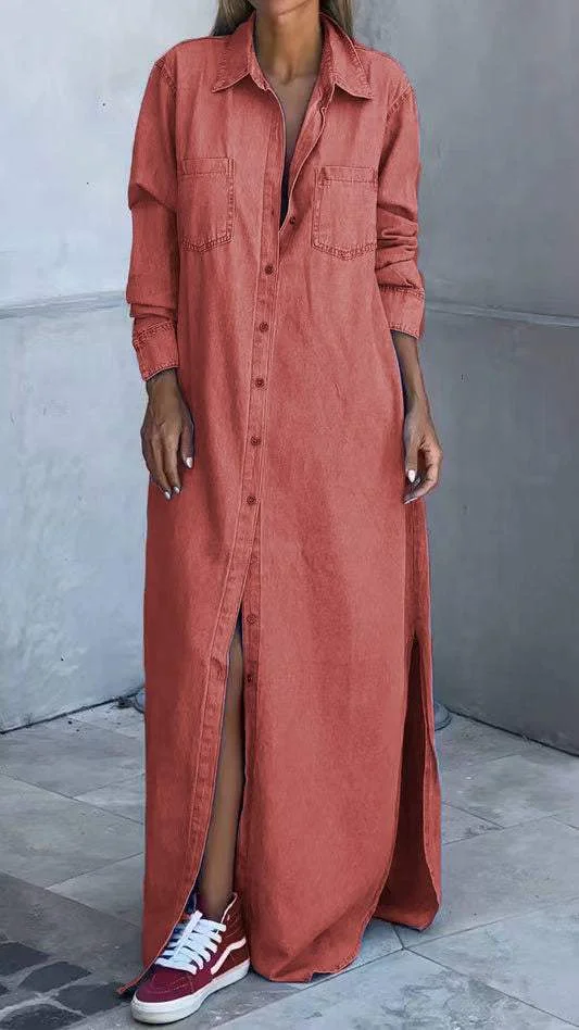 Delana - Lässiges Button-Down-Kleid