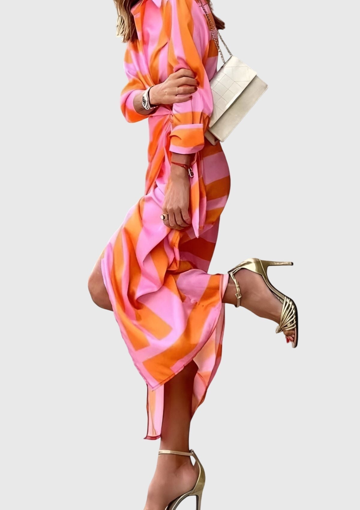 Everly | Elegantes Wickelkleid mit Druck