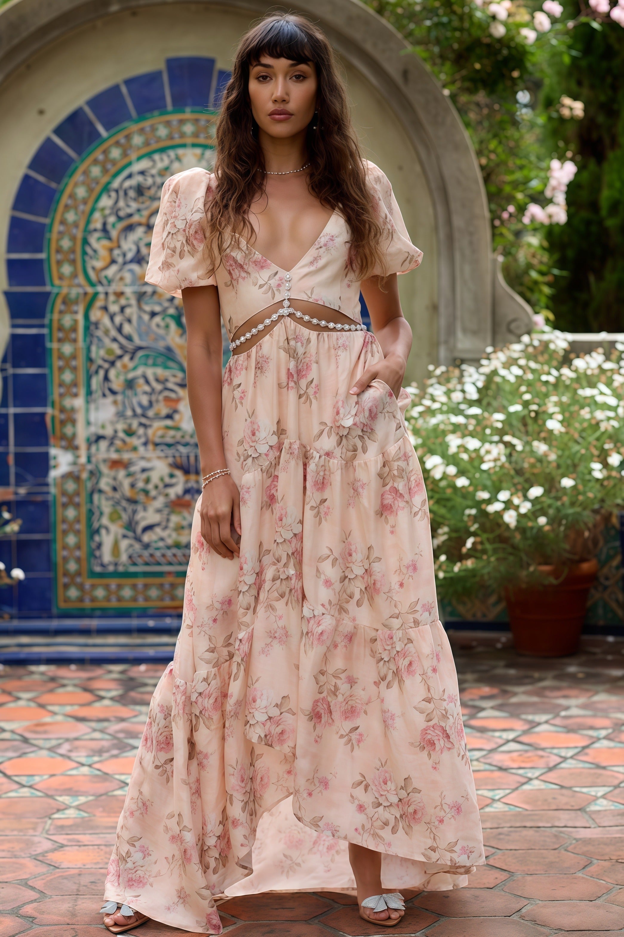 Layla™ | Elegantes schwebendes Kleid