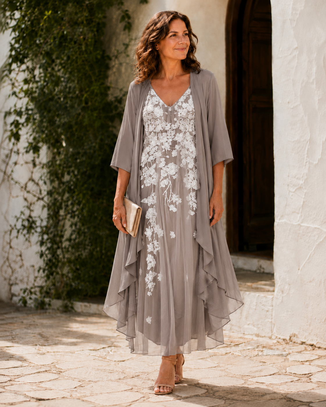 Juliet | Spitzenkleid mit Überwurf