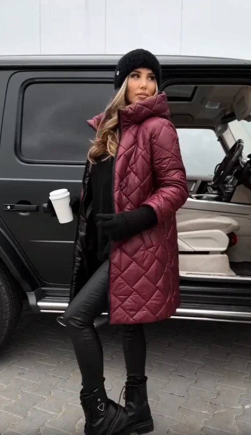 Anna – Gesteppte Winterjacke mit Kapuze