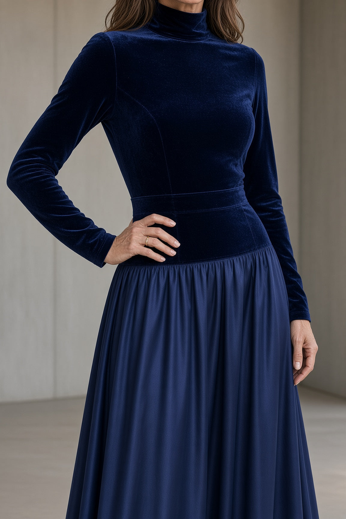 Vivienne | Samtkleid