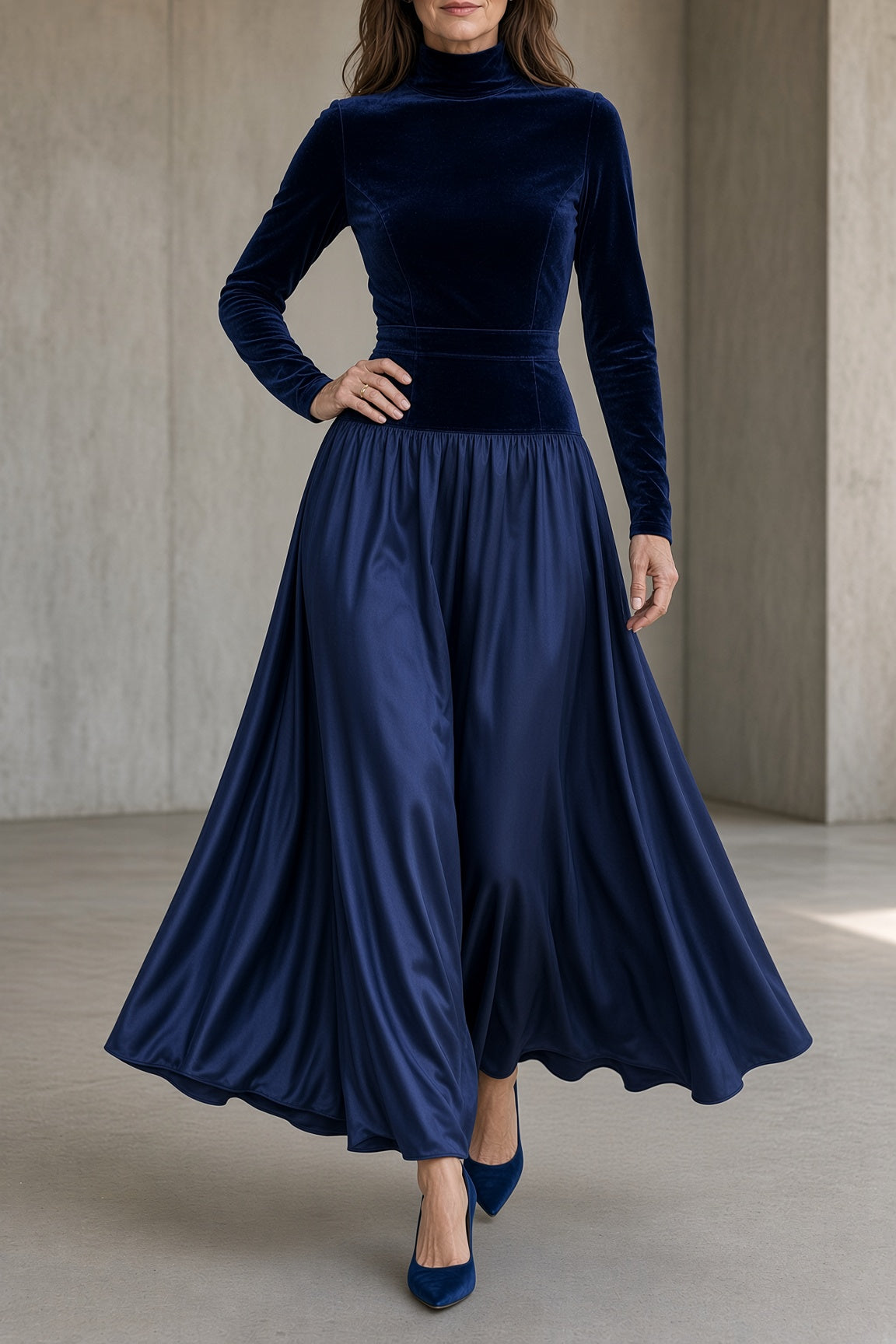 Vivienne | Samtkleid