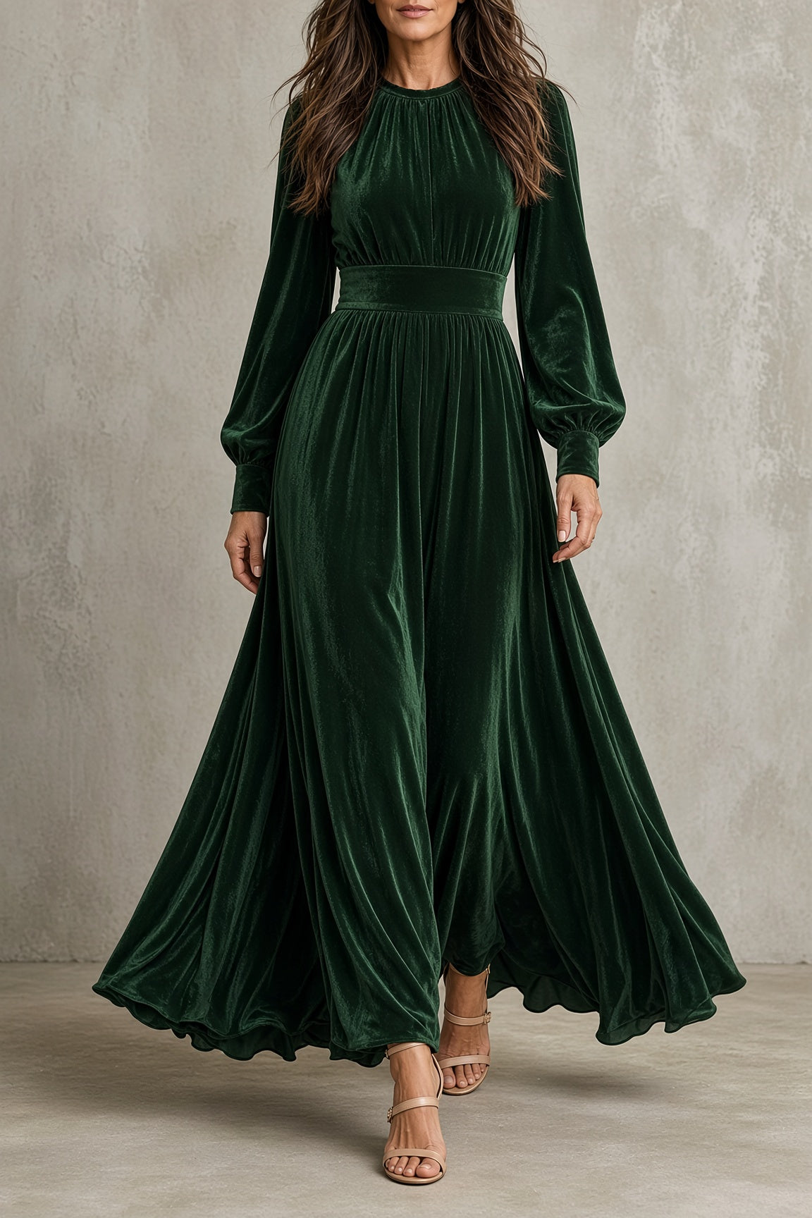 Hélène | Samtkleid
