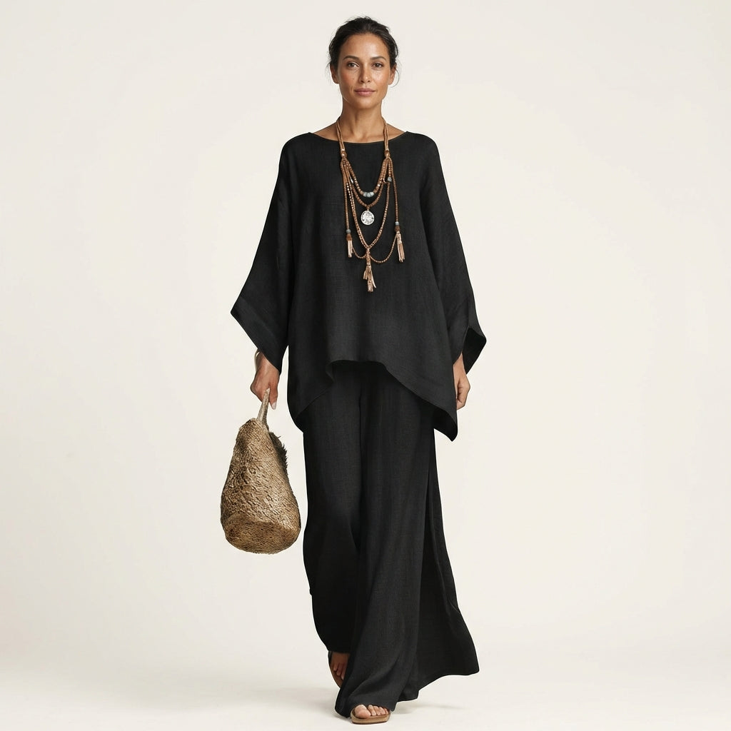 Majolie | Boho-Set aus Leinenmischung