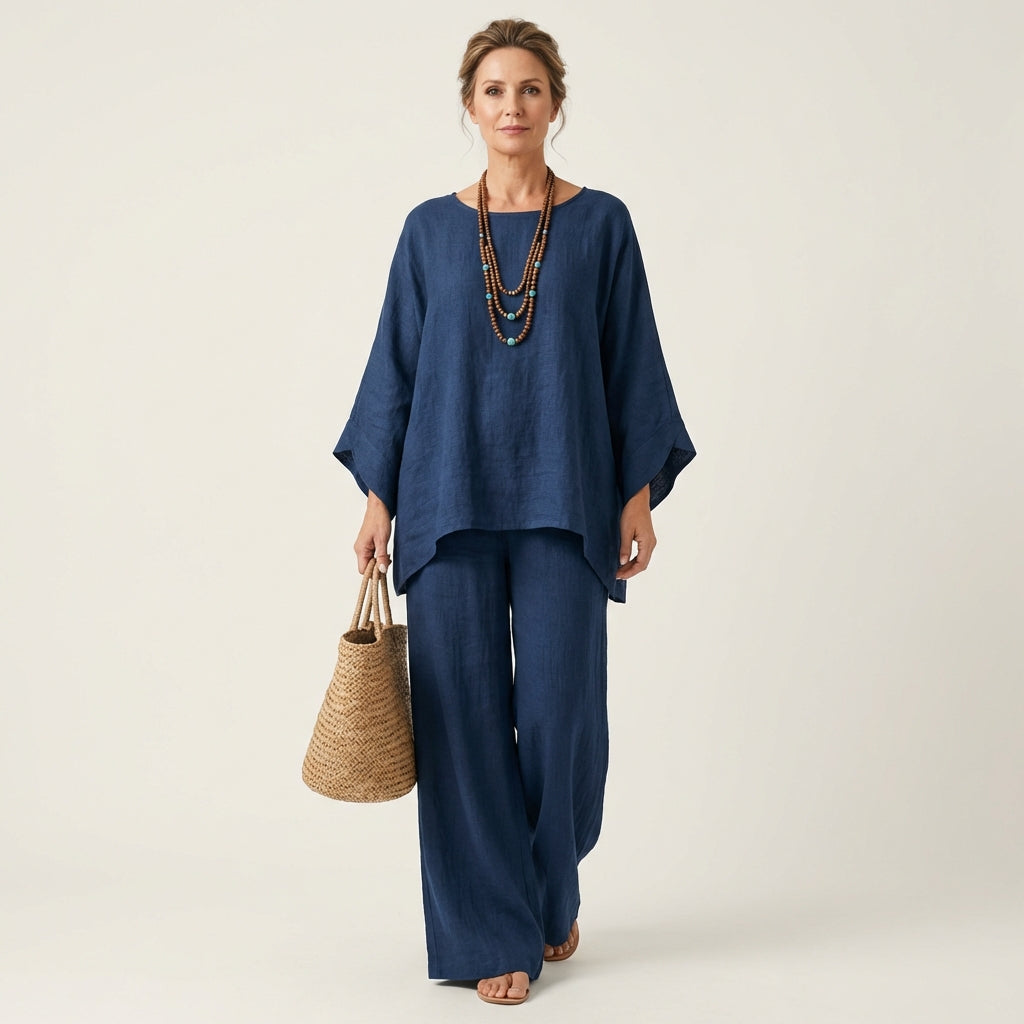 Majolie | Boho-Set aus Leinenmischung