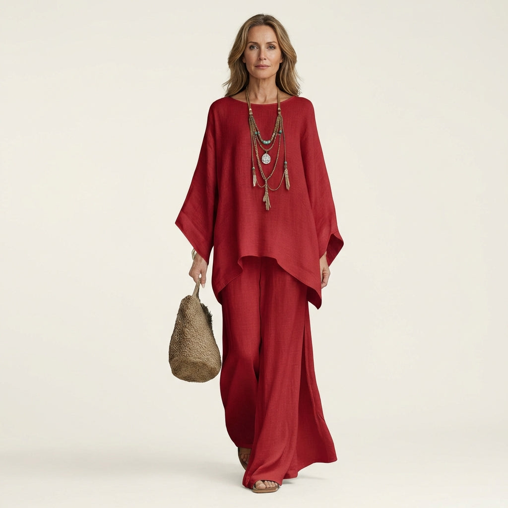 Majolie | Boho-Set aus Leinenmischung