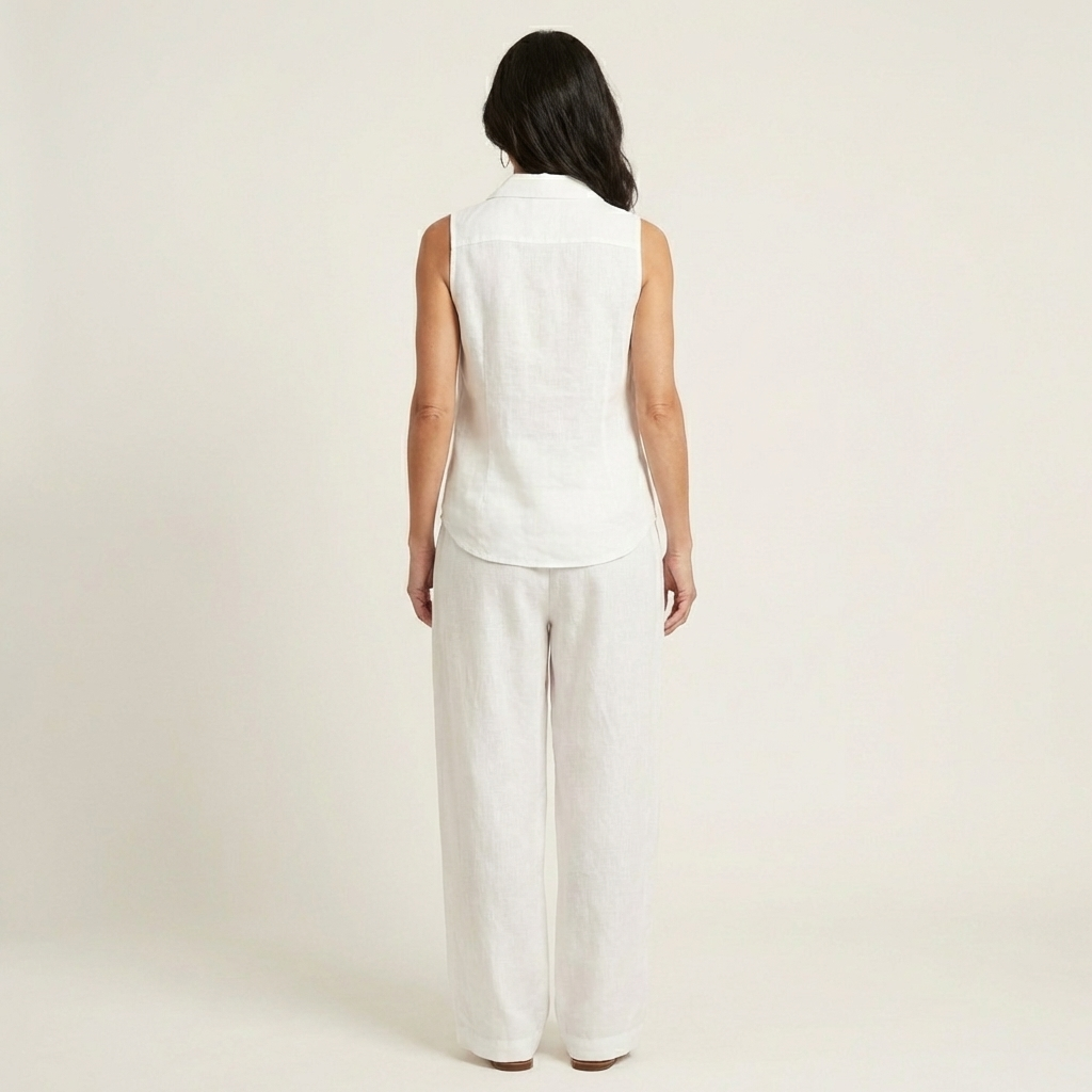 Twiila | Set aus Wickeloberteil und Hose mit weitem Bein