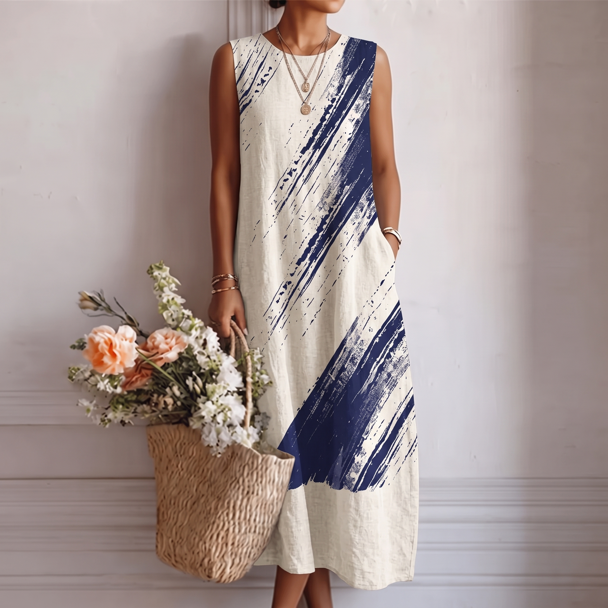 Elin™ | Elegantes Midi-Kleid für den Alltag
