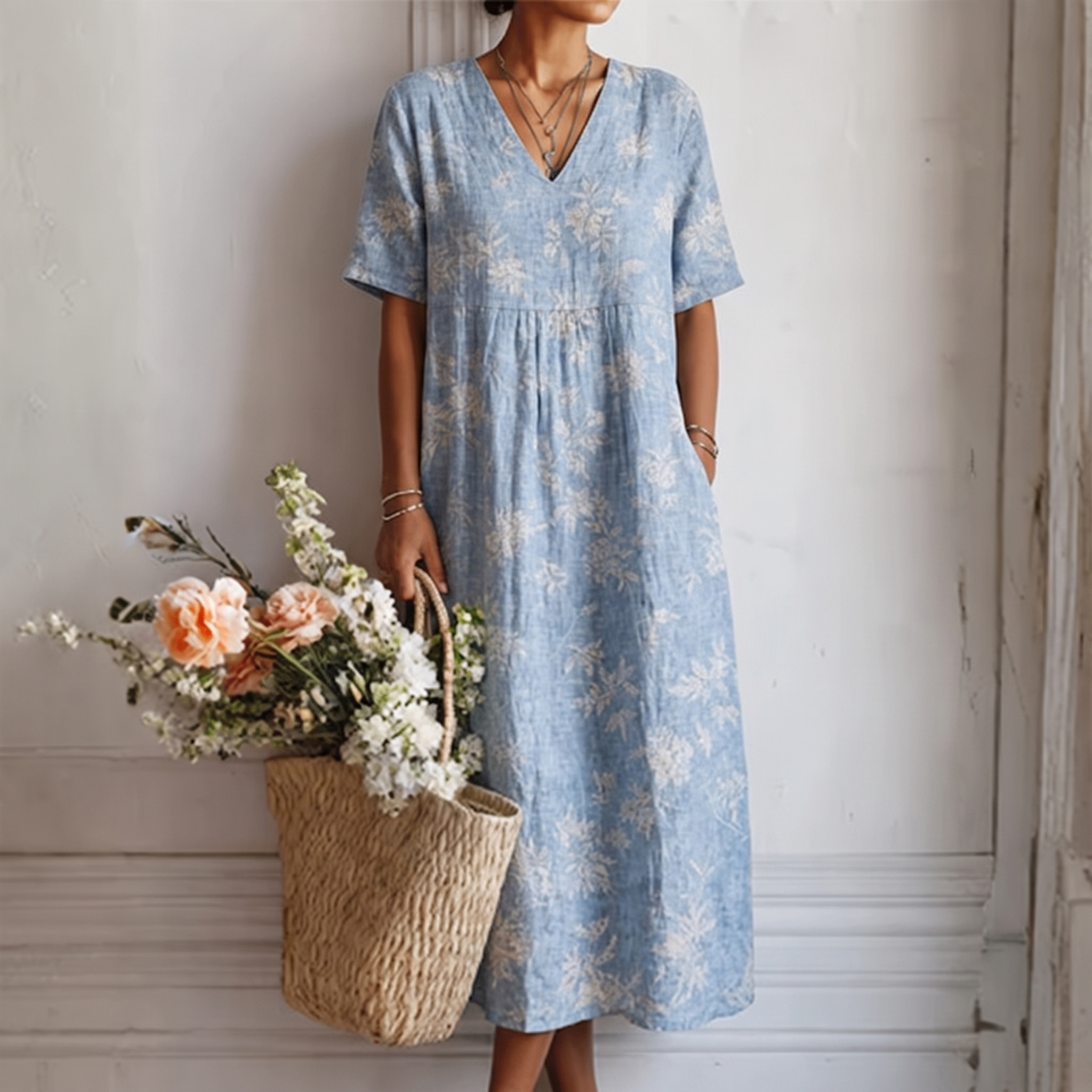 Alma™ | Elegantes Lagunen-Kleid