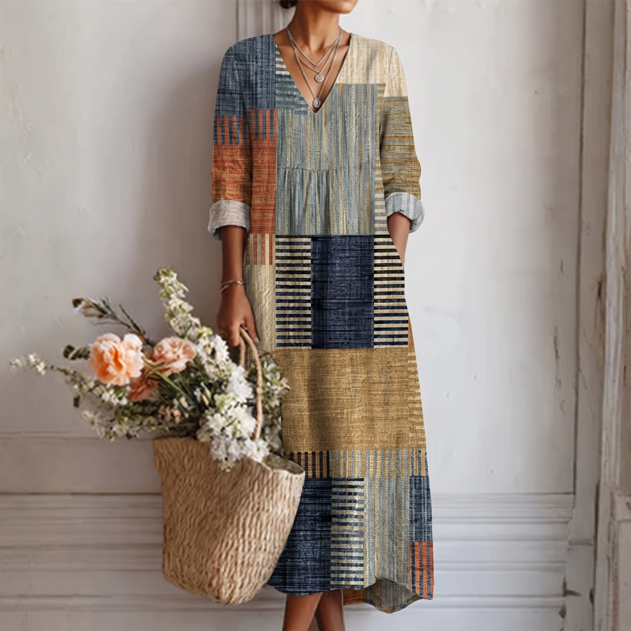 Ana™ | Kleid mit abstraktem Muster