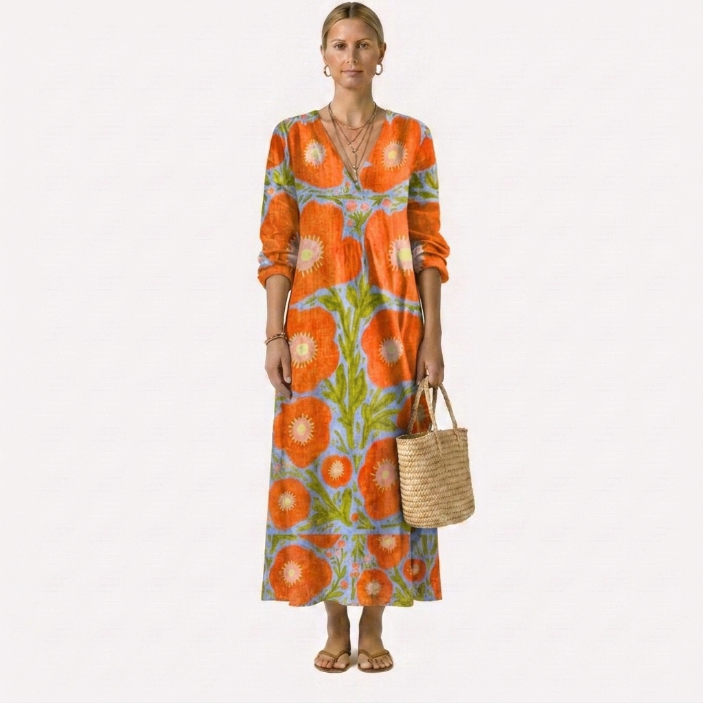 Alba™ | Bezauberndes florales Kleid