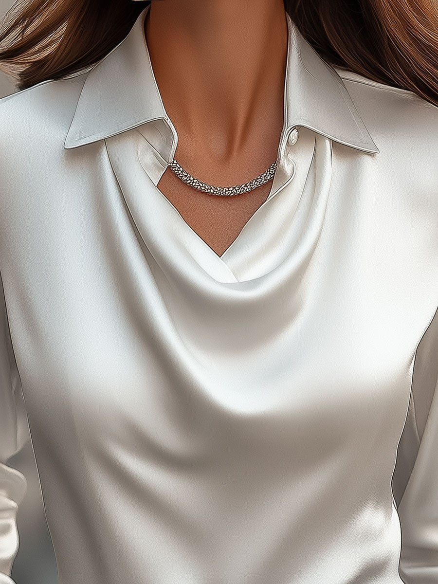 Vivienne | Elegante Satinbluse