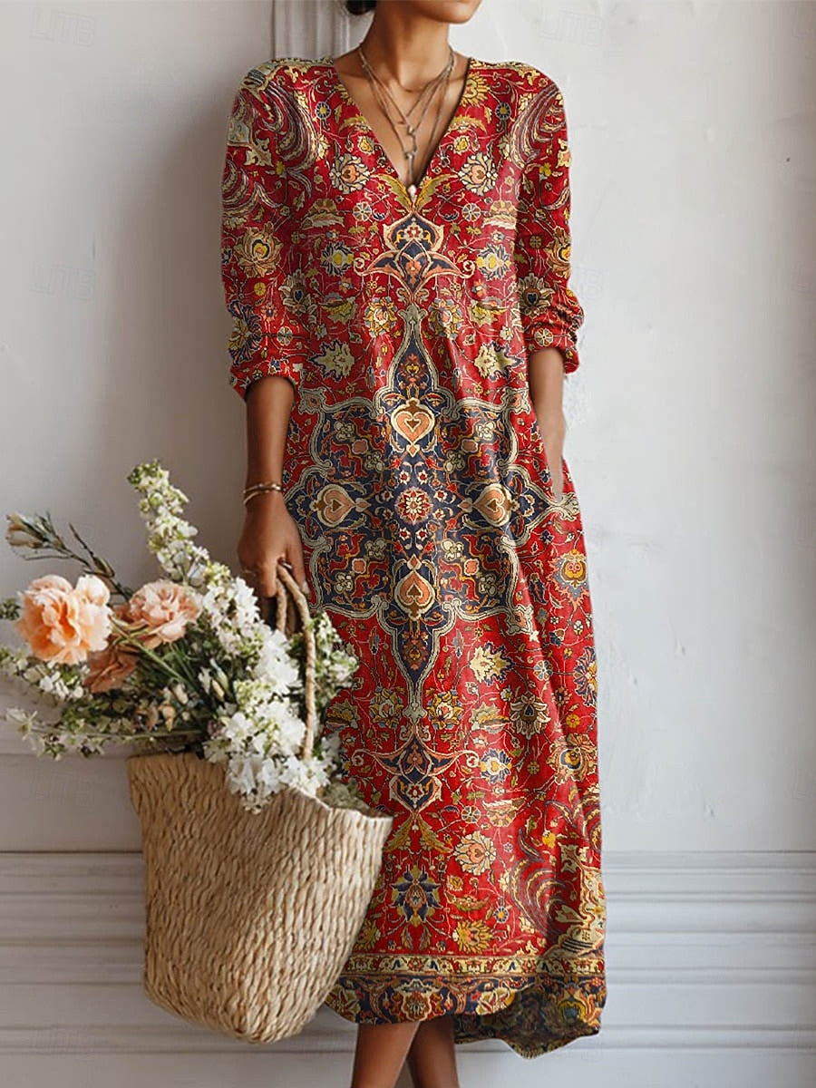 Diva™ | Langes Boho-Kleid